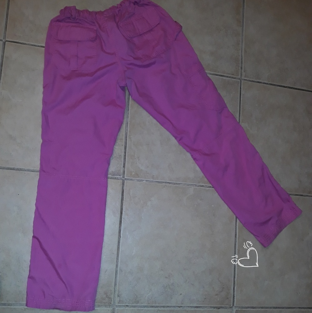 Pink scrub pants